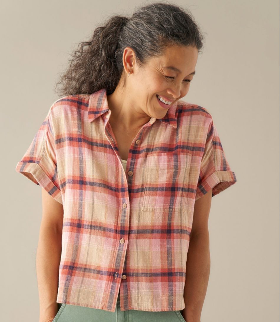 L.L.BeanWomen's Day Breeze Shirt, Short-Sleeve Button-Front