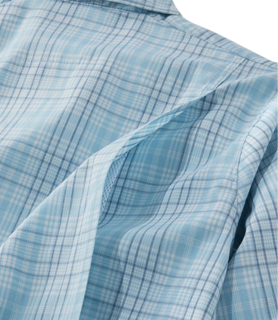 L.L.BeanWomen's Tropicwear Shirt, Plaid Long-Sleeve