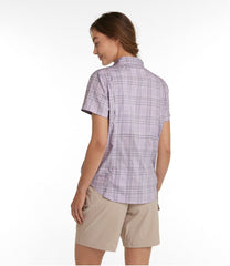 L.L.BeanWomen's Tropicwear Shirt, Plaid Short-Sleeve