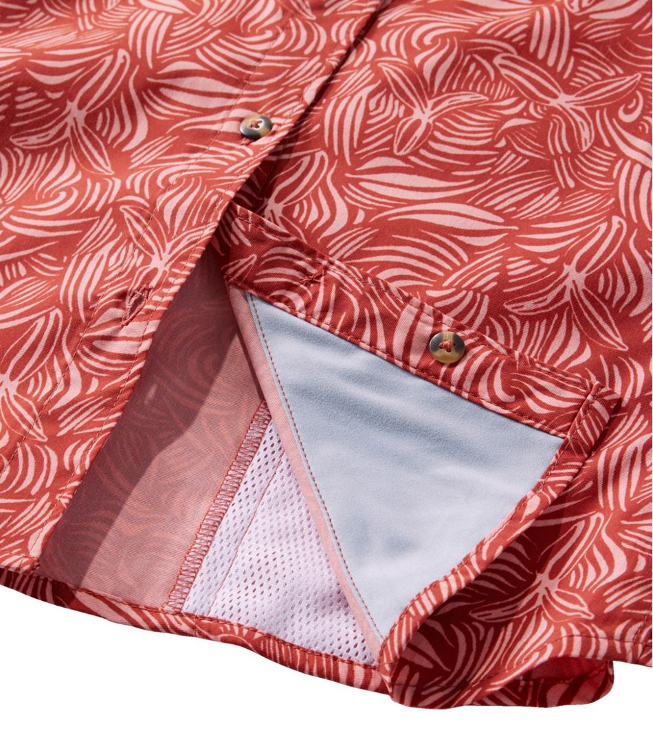 L.L.BeanWomen's Tropicwear Shirt, Short-Sleeve Print