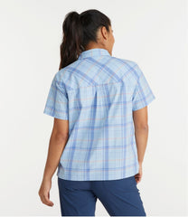 L.L.BeanWomen's Everyday SunSmart® Woven Shirt, Short-Sleeve Plaid