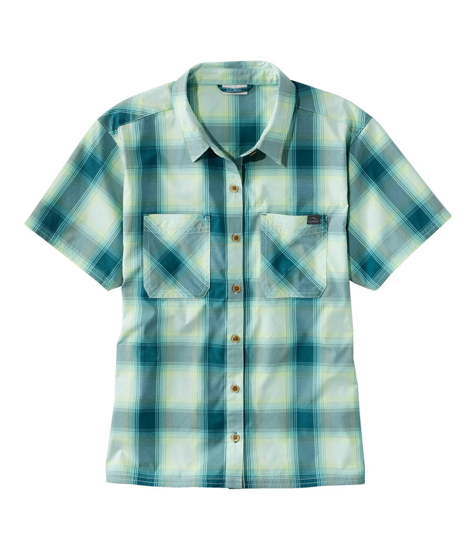 Cool Sea Blue Plaid,X-Small