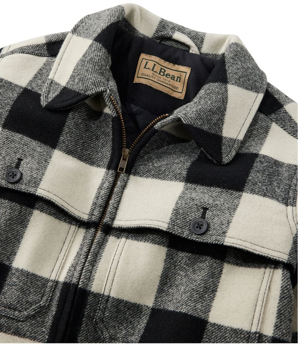 L.L.BeanWomen's Maine Guide Zip Front Jac-Shirt with Primaloft, Plaid