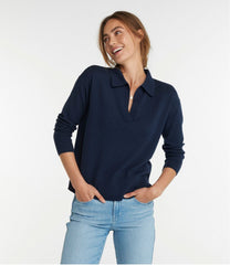 L.L.BeanWomen's Cotton/Cashmere Sweater, Polo