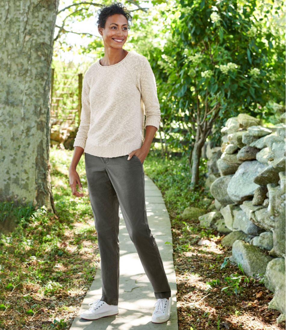 L.L.BeanWomen's Midweight Cotton Slub Rollneck Pullover