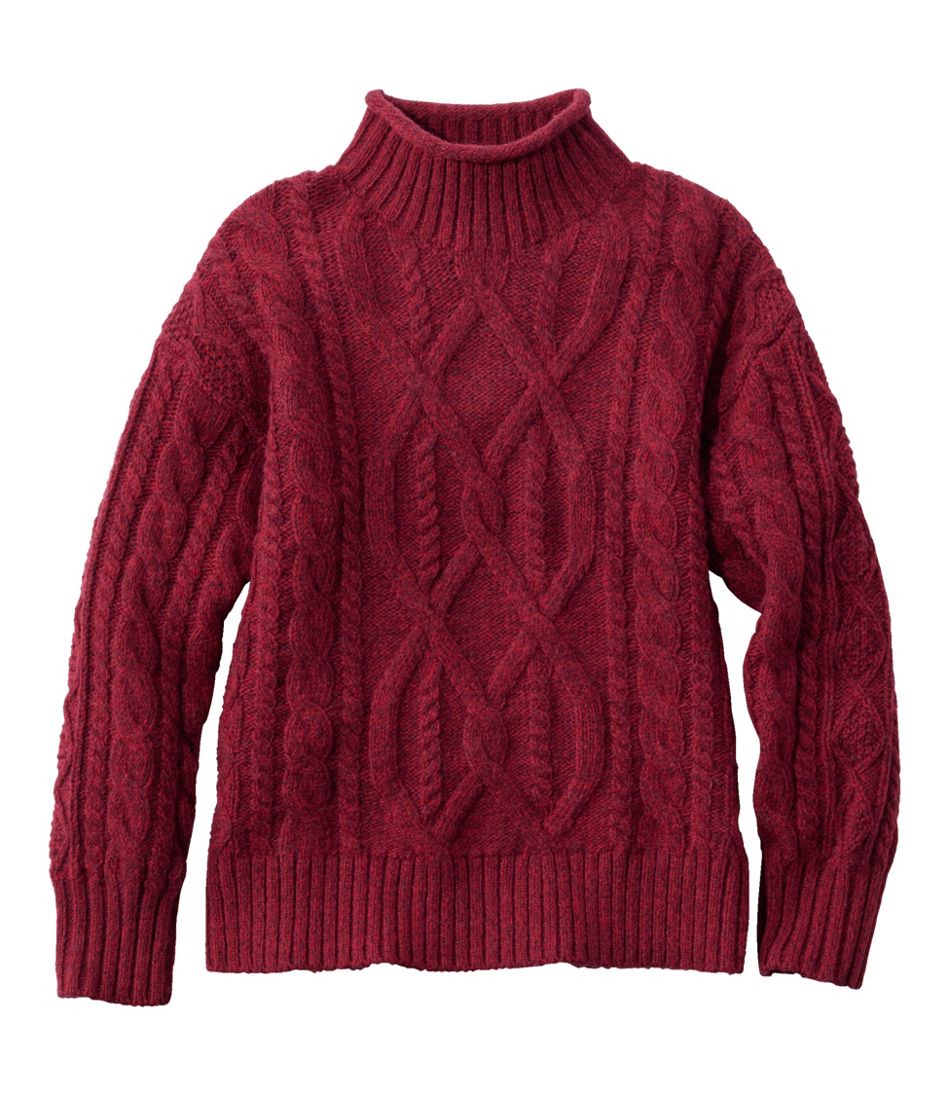 L.L.BeanWomen's 1912 Heritage Wool Blend Mockneck Sweater