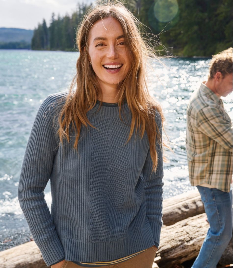 L.L.BeanWomen's Mariner Shaker Sweater, Crewneck