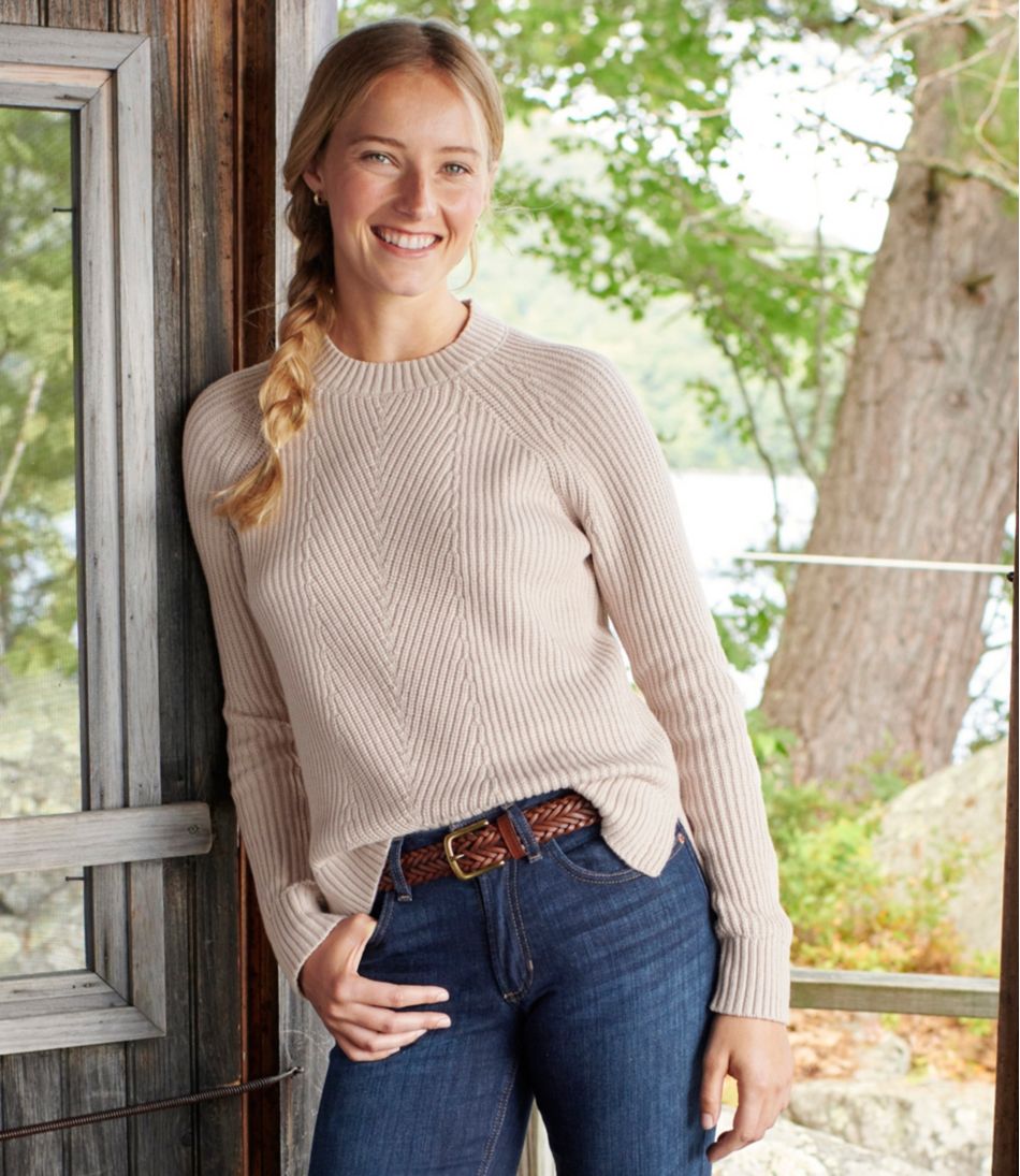 L.L.BeanWomen's Mariner Shaker Sweater, Crewneck