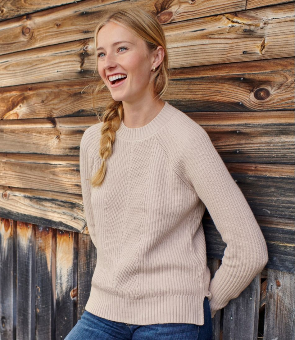 L.L.BeanWomen's Mariner Shaker Sweater, Crewneck