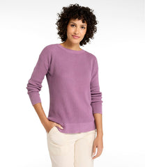 L.L.BeanWomen's Sunwashed Waffle Sweater, Pullover