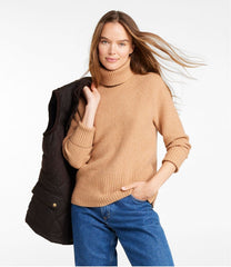 L.L.BeanWomen's SuperSoft Waffle Sweater, Turtleneck