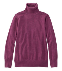 L.L.BeanWomen's Cotton/Cashmere Sweater, Turtleneck