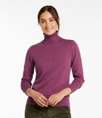L.L.BeanWomen's Cotton/Cashmere Sweater, Turtleneck