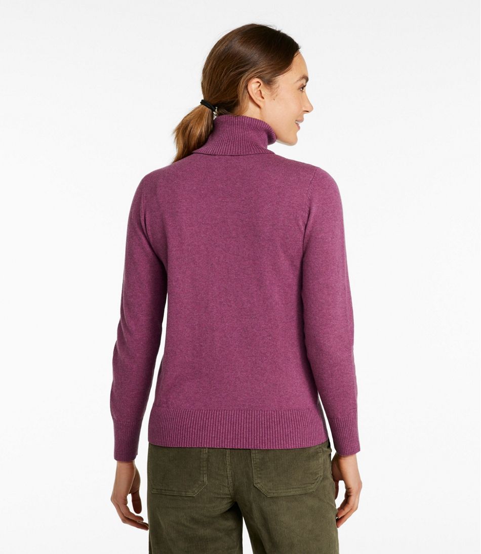 L.L.BeanWomen's Cotton/Cashmere Sweater, Turtleneck