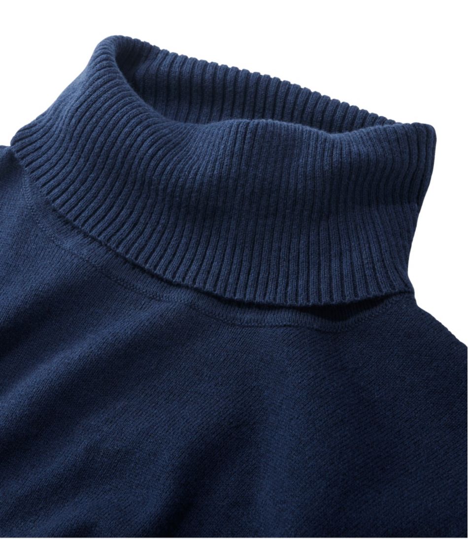 L.L.BeanWomen's Cotton/Cashmere Sweater, Turtleneck