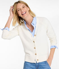 L.L.BeanWomen's Mariner Shaker Sweater, V-Neck Cardigan