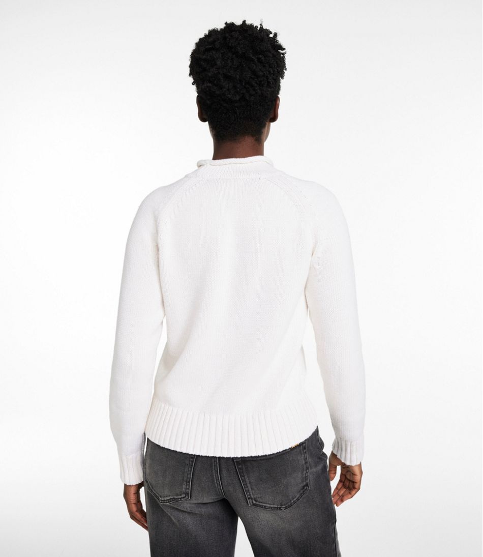 L.L.BeanWomen's Signature Original Cotton Sweater, Rollneck Novelty