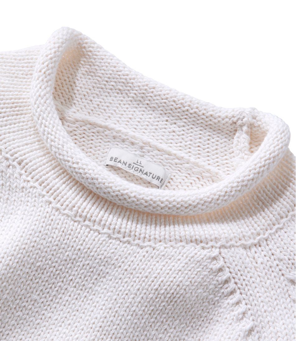 L.L.BeanWomen's Signature Original Cotton Sweater, Rollneck Novelty