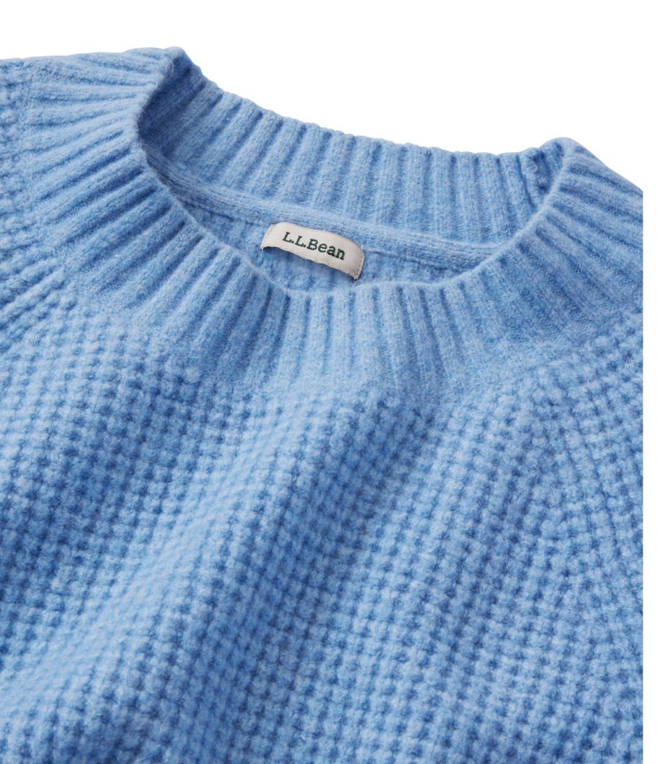 L.L.BeanWomen's SuperSoft Waffle Sweater, Crewneck