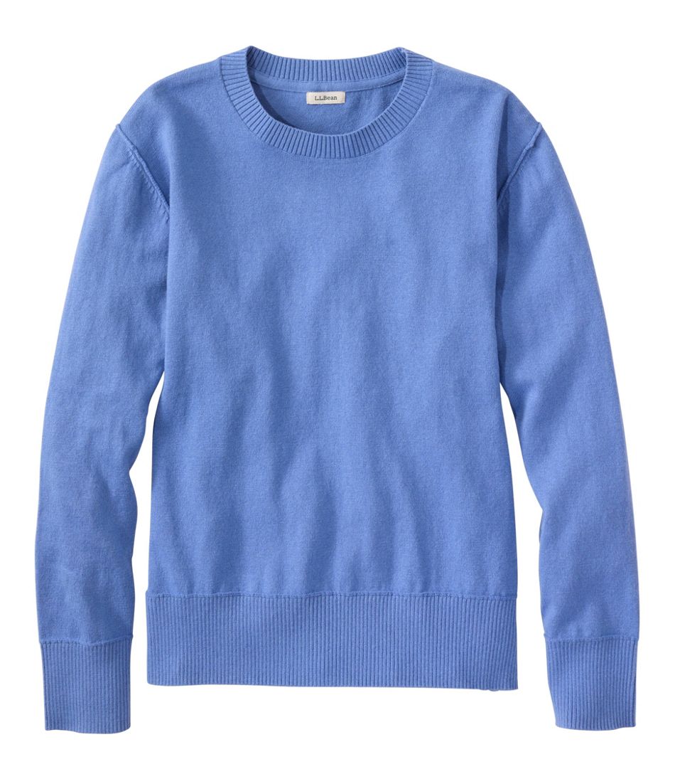 L.L.BeanWomen's Cotton/Cashmere Sweater, Crewneck