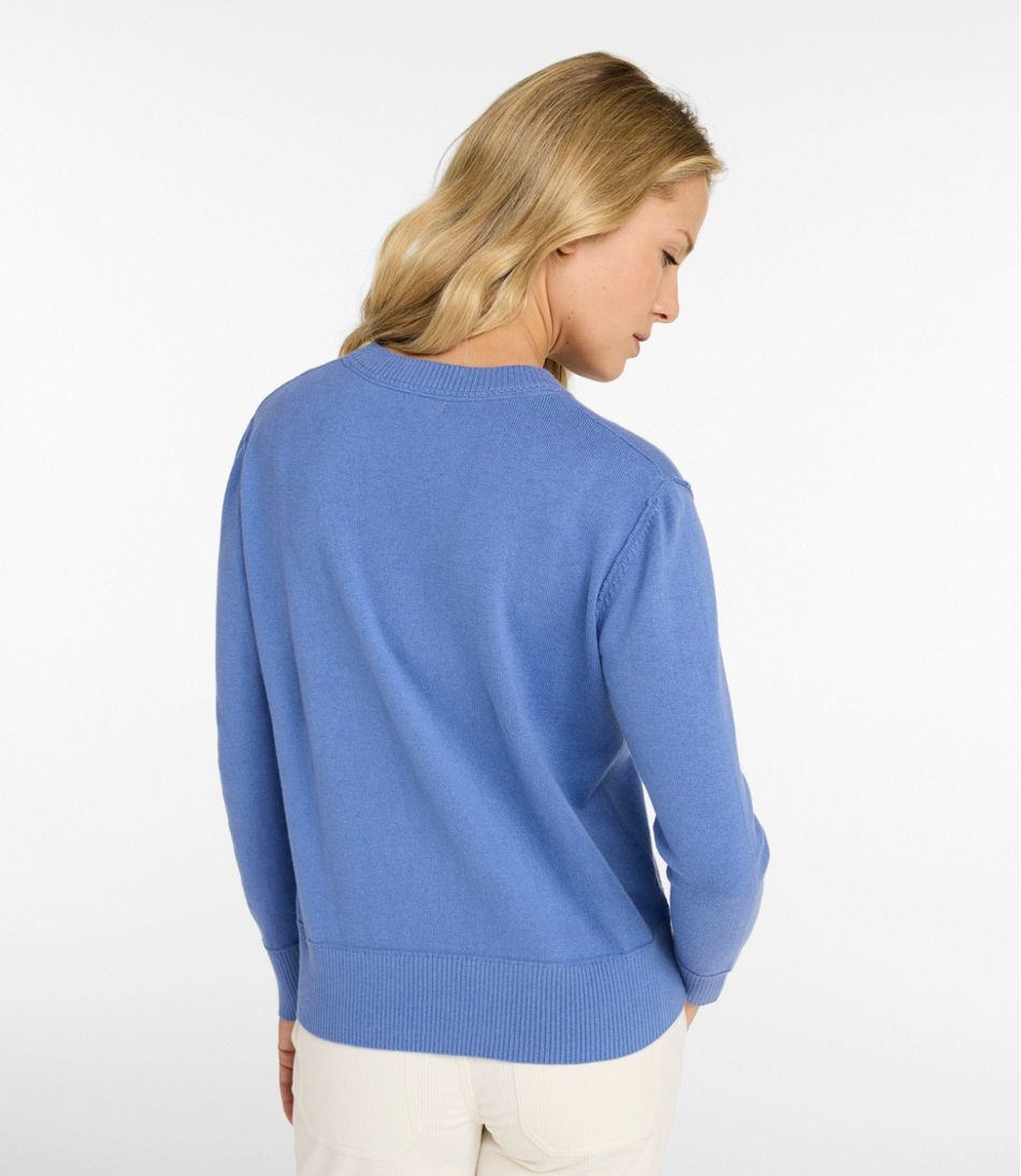 L.L.BeanWomen's Cotton/Cashmere Sweater, Crewneck