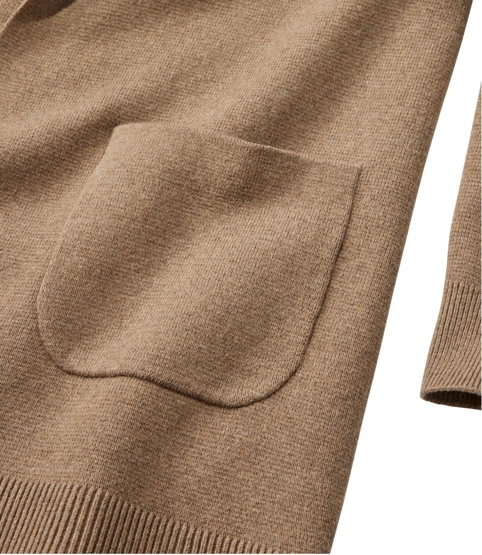 L.L.BeanWomen's Wicked Soft Cotton/Cashmere Coatigan Sweater
