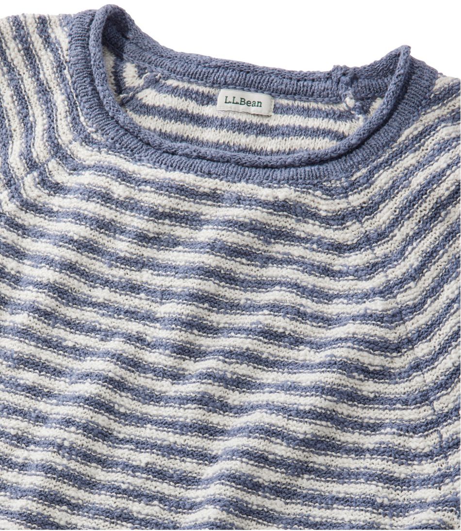 L.L.BeanWomen's Midweight Cotton Slub Rollneck Pullover Stripe