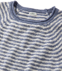 L.L.BeanWomen's Midweight Cotton Slub Rollneck Pullover Stripe