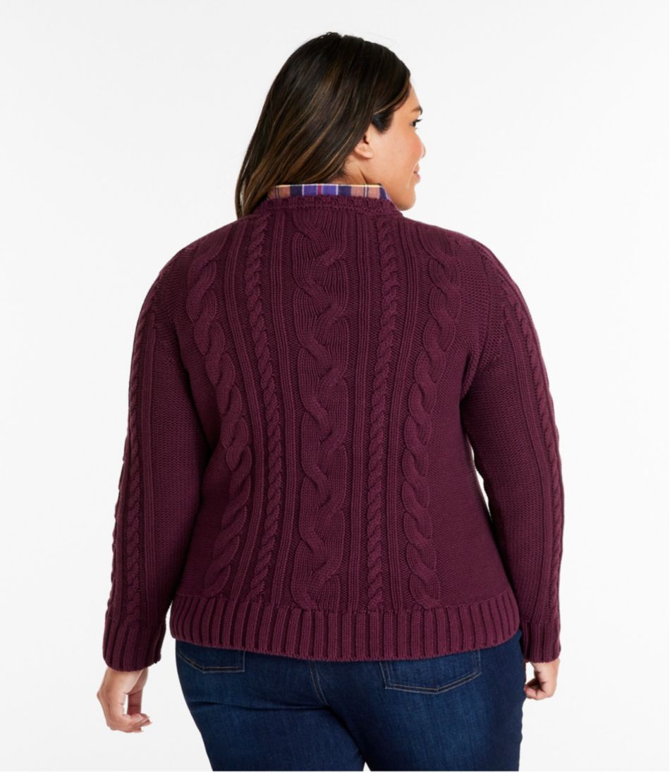 L.L.BeanWomen's Double L® Cable Sweater, Crewneck