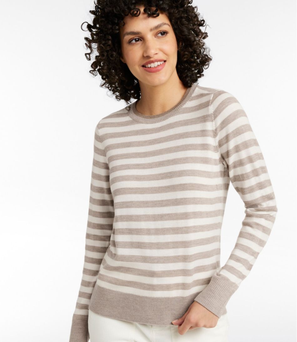 L.L.BeanWomen's Essential Merino Wool Sweater, Crewneck