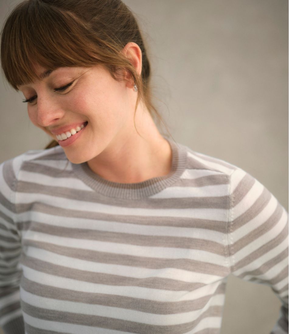 L.L.BeanWomen's Essential Merino Wool Sweater, Crewneck