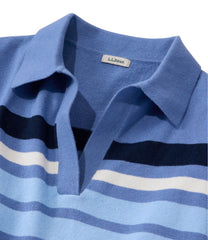 L.L.BeanWomen's Cotton/Cashmere Sweater, Polo Stripe