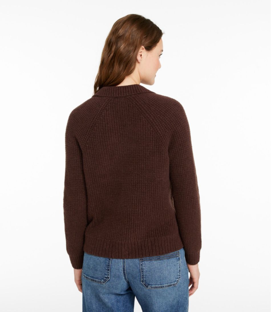 L.L.BeanWomen's SuperSoft Waffle Sweater, Polo