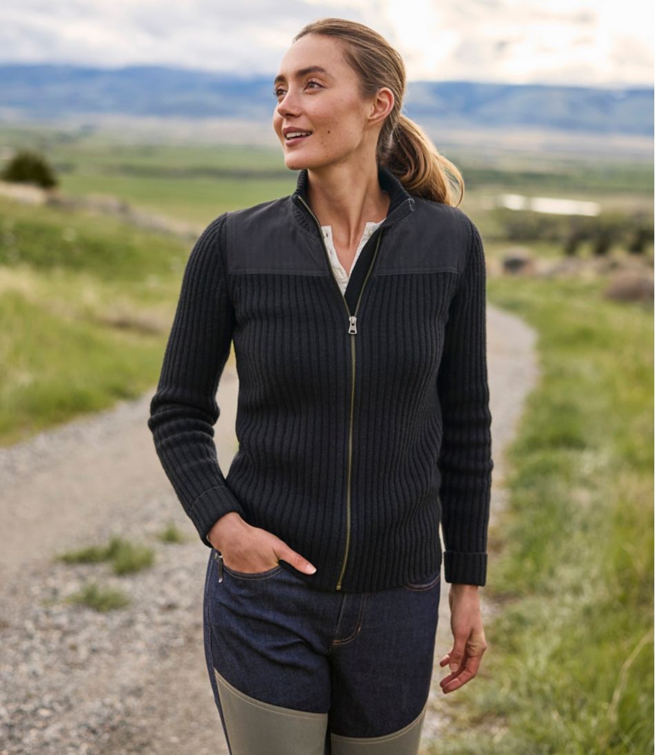 L.L.BeanWomen's Commando Sweater, Full-Zip