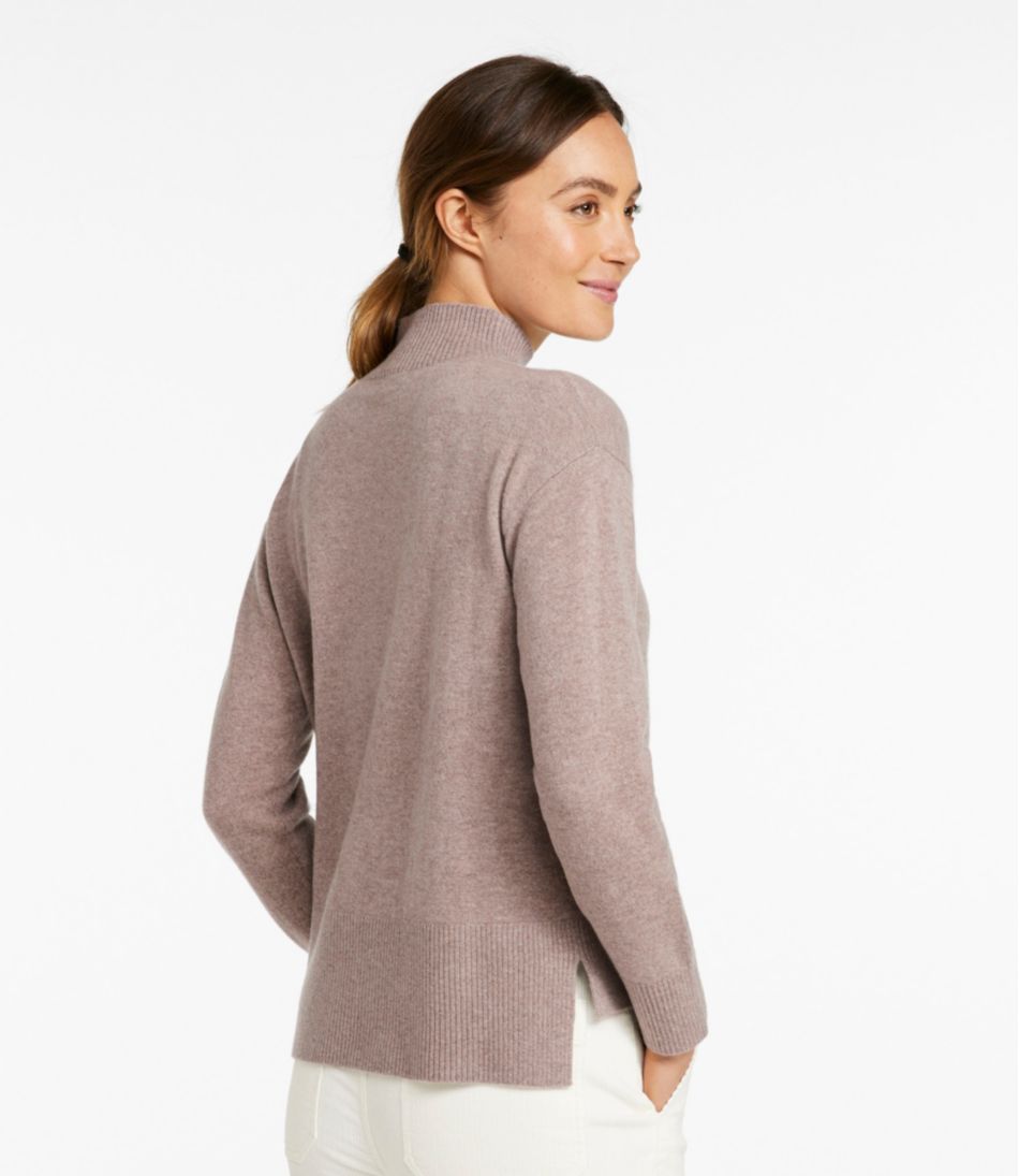 L.L.BeanWomen's Classic Cashmere Sweater, Relaxed Mockneck