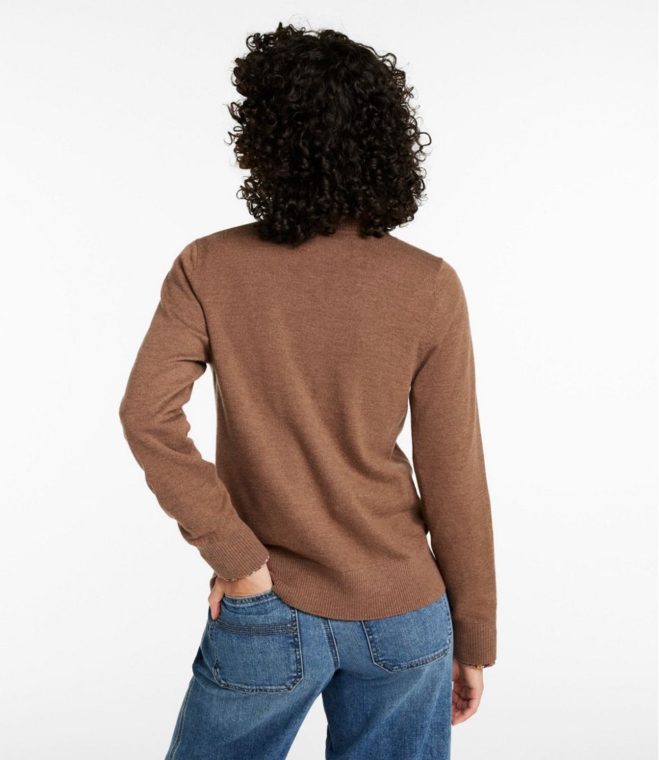 L.L.BeanWomen's Essential Merino Wool Sweater, Cardigan