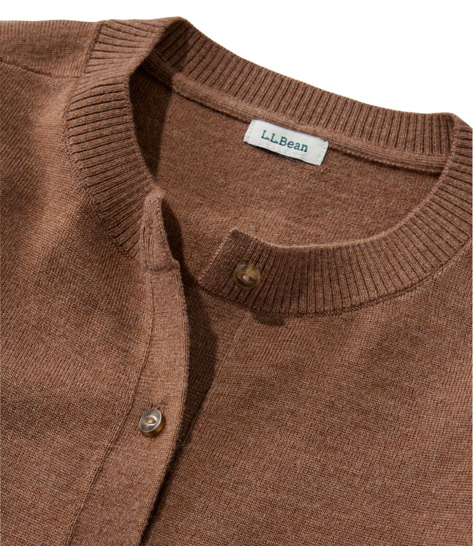 L.L.BeanWomen's Essential Merino Wool Sweater, Cardigan
