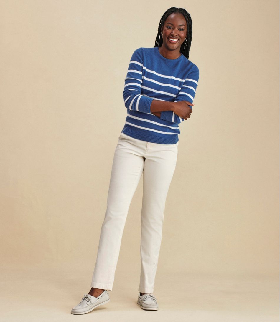 L.L.BeanWomen's Classic Cashmere Sweater, Crewneck Stripe