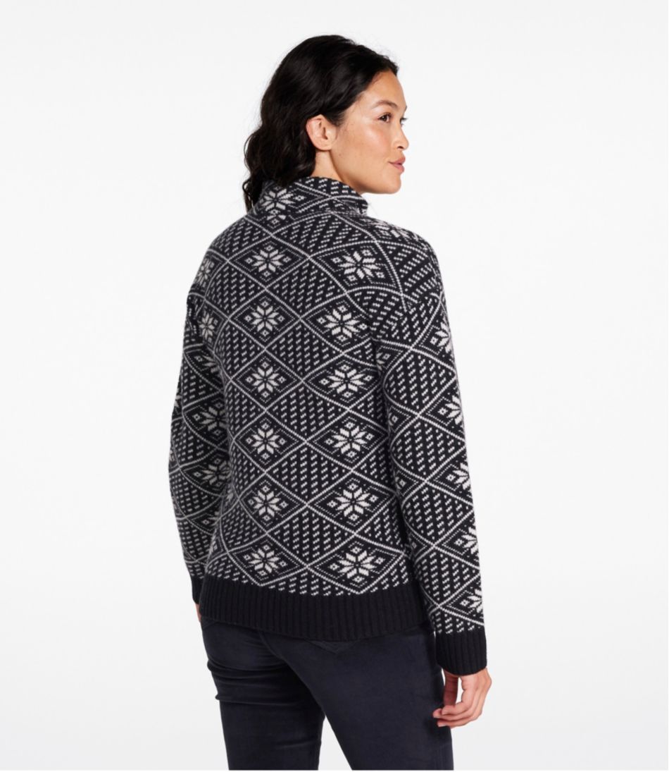 L.L.BeanWomen's Signature Kingfield Merino Wool Sweater, Fair Isle