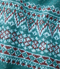 L.L.BeanWomen's Cotton Ragg Sweater, Crewneck Fair Isle