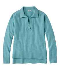 L.L.BeanWomen's Classic Cashmere Sweater, Relaxed Polo