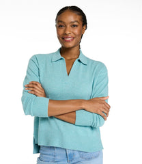 L.L.BeanWomen's Classic Cashmere Sweater, Relaxed Polo