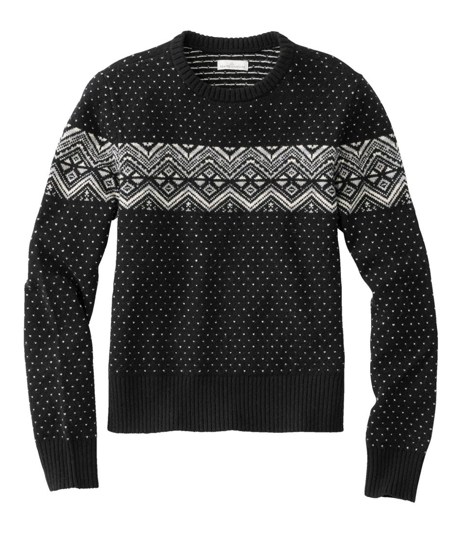 L.L.BeanWomen's Signature Camp Merino Wool Sweater, Pullover Novelty