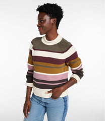 L.L.BeanWomen's Signature Original Cotton Sweater, Rollneck Stripe