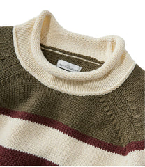L.L.BeanWomen's Signature Original Cotton Sweater, Rollneck Stripe