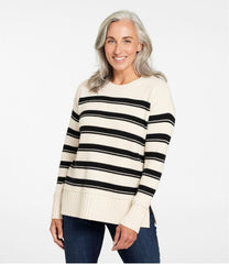 L.L.BeanWomen's Heritage Heirloom Wool/Cashmere Sweater, Crewneck Stripe