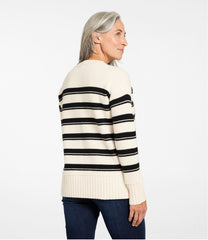 L.L.BeanWomen's Heritage Heirloom Wool/Cashmere Sweater, Crewneck Stripe
