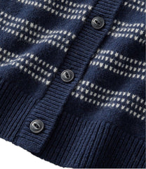 L.L.BeanWomen's Bean's Classic Ragg Wool Sweater, Button-Front Cardigan Novelty
