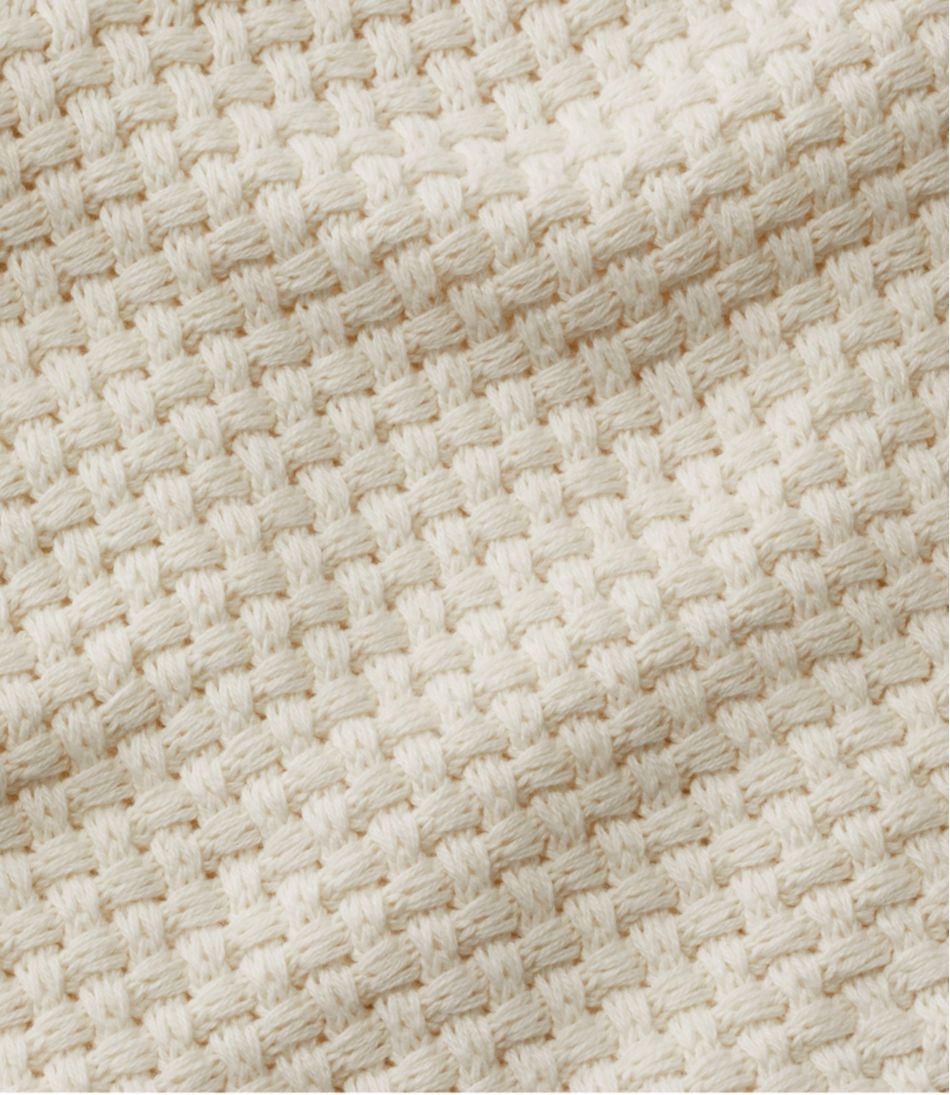 L.L.BeanWomen's Basketweave Sweater, Button-Front Cardigan