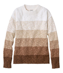 L.L.BeanWomen's Cotton Ragg Sweater, Crewneck Stripe